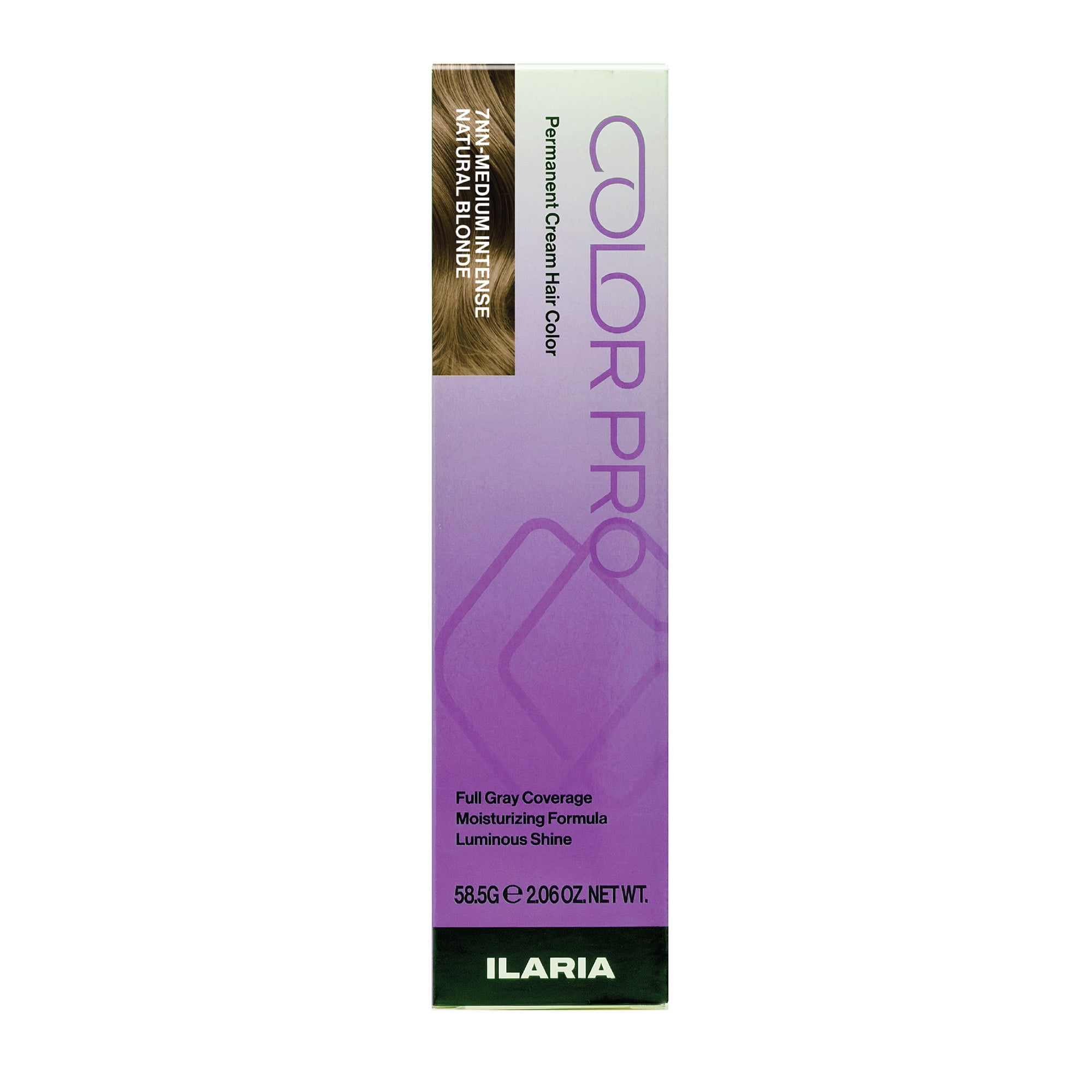 Ilaria COLORPRO Permanent Hair Color 7NN- Medium Intense Natural Blonde 2oz