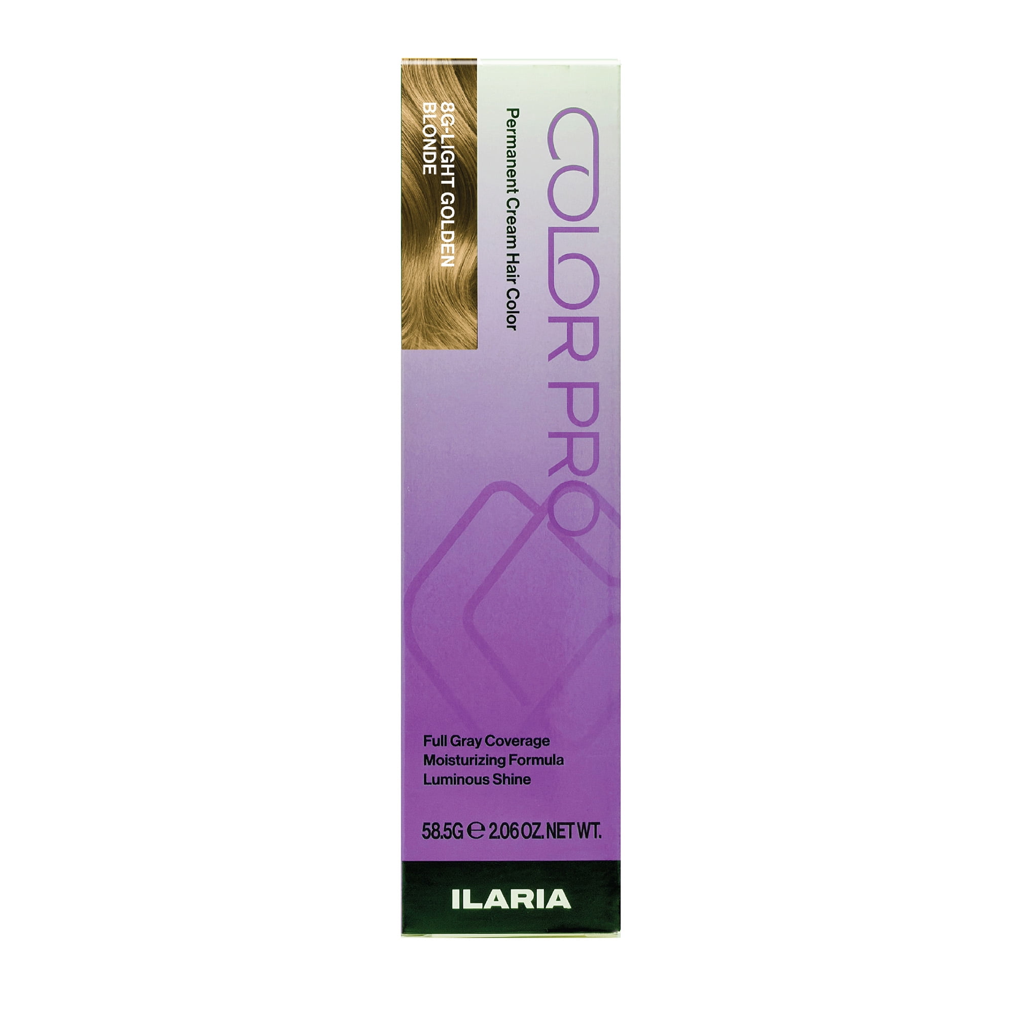 Ilaria COLORPRO Permanent Hair Color 8G-Light Golden Blonde 2 oz