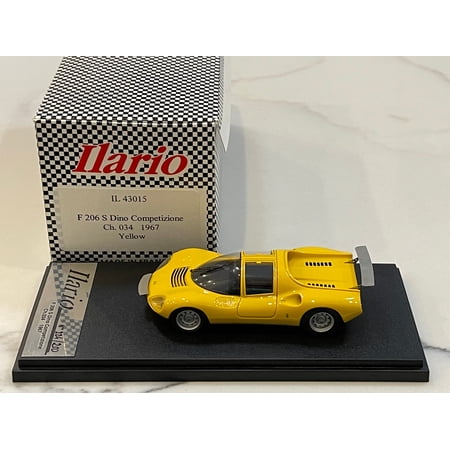 Ilario 1/43 Ferrari 206 S Competizione 034 1967 Yellow IL43015