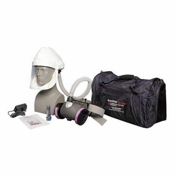 PAPR System, Sentinel XL, Hood, Belt-Mount, Integrated Elastic Strap, XL