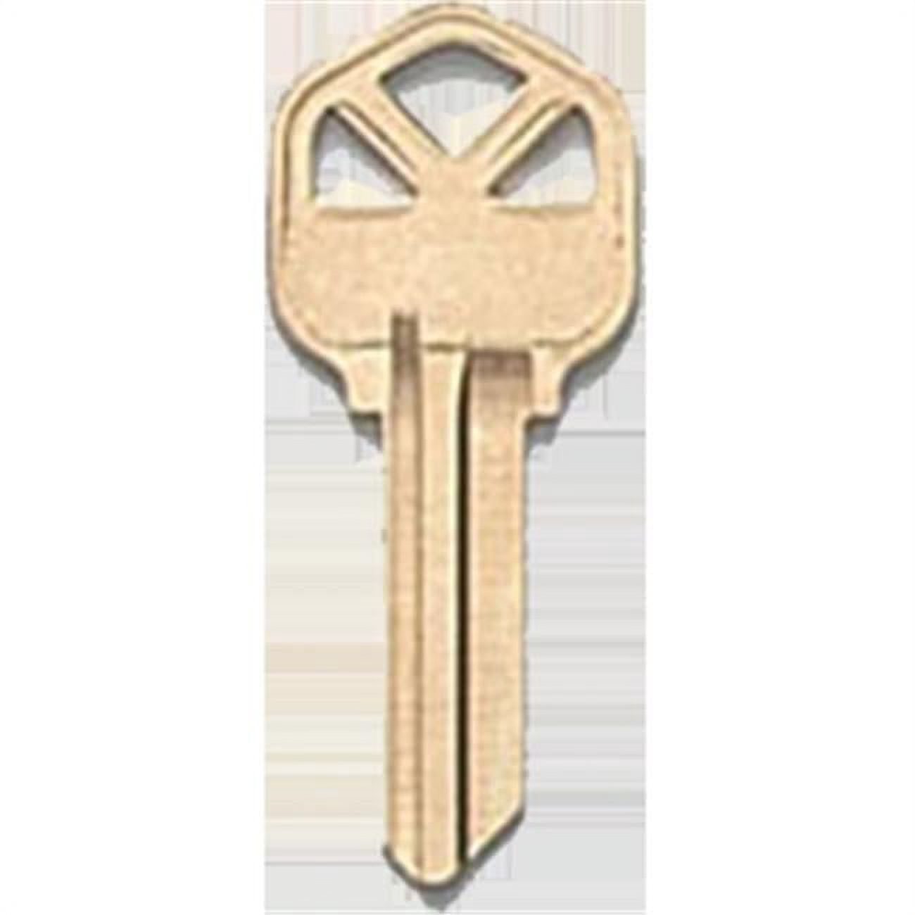 Ilco 15155ME1 Brass Nickel Silver Key Blank, Pack of 50