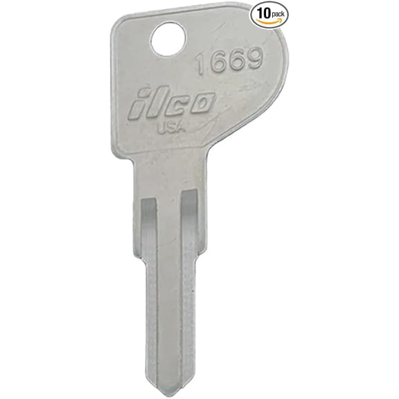 Ilco 1669 Key Blank for Canada Post 10 Pack