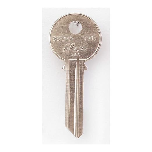 Ilco 998GA Key Blank for Yale Locks 10 Pack
