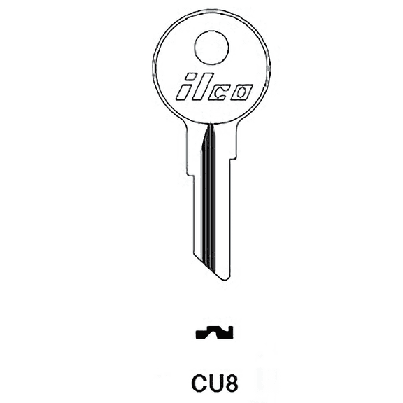 Ilco CU8 Key blank, Marine Switch Key (10-Pack)