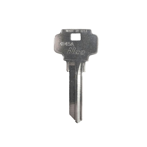 Ilco D1145A Key blank, Replacement for Dexter Shape C Keyway 6-pin (10-Pack)