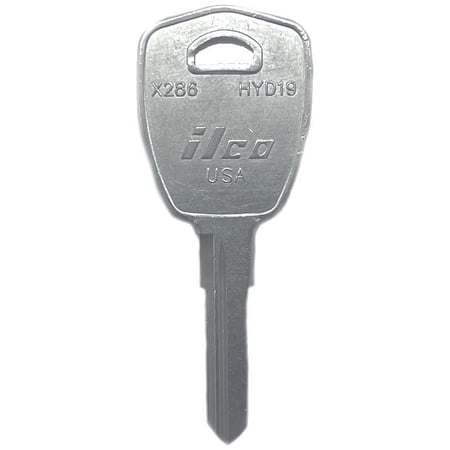Ilco HYD19 Key Blank replacement For Harley Davidson, X286 (10-Pack)
