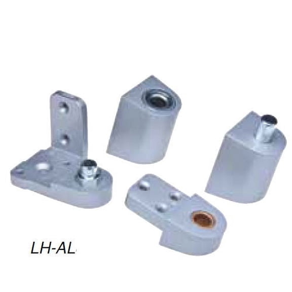 Ilco IL-OP-15-LH-AL 31/32" Offset Pivot Set, Storefront Aluminum Finish