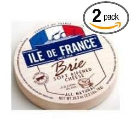 Ile De France A La Creme Du Jour One Kilo Brie Cheese, 2.2 Pound -- 2 ...