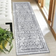 Ileading 2' x 6' Boho Runner Rug, Non Slip Washable Shaggy Soft Carpet Area Rug for Hallways Entryway Bedroom