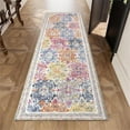 thumbnail image 1 of Ileading 2' x 6' Boho Runner Rug, Non Slip Washable Shaggy Soft Carpet Area Rug for Hallways Entryway Bedroom, 1 of 15