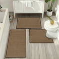 thumbnail image 1 of Bathroom Rugs Sets 3 Piece, Washable, Super Absorbent Bath Mat for Bathroom, 1 of 10