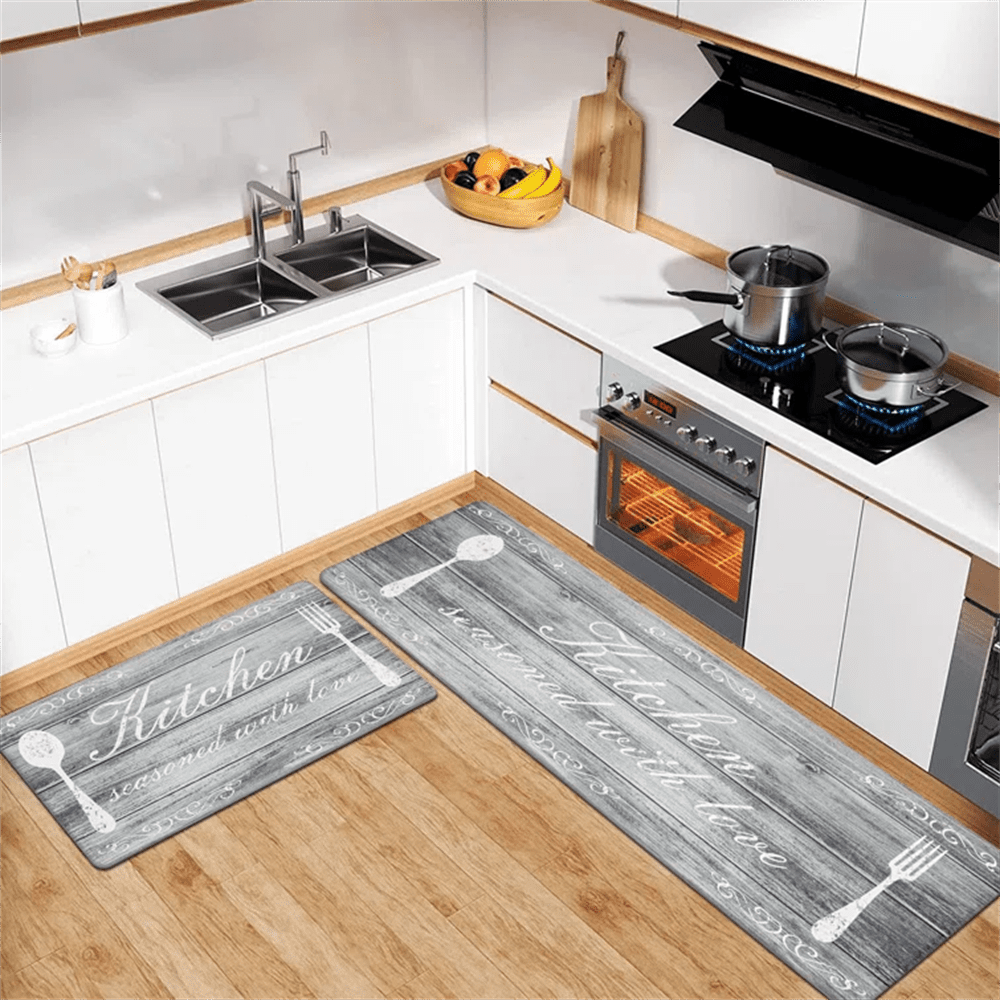Kitchen Absorbent Mat Non-Skid Waterproof Wipeable Comfort