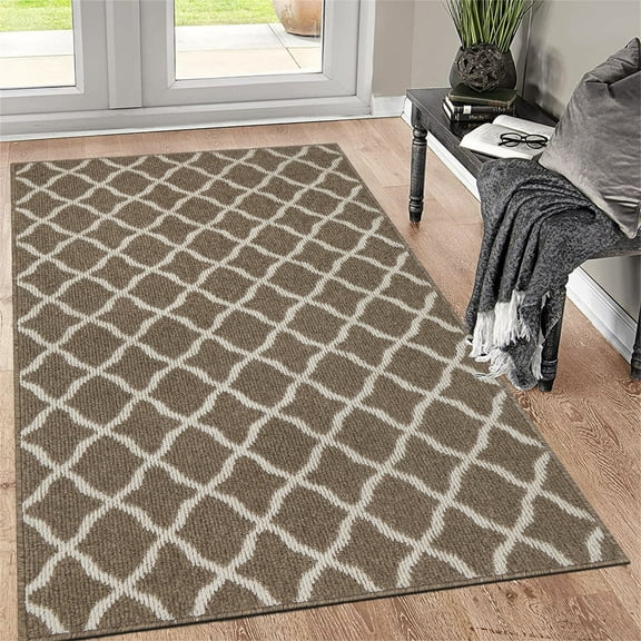 Ileading Indoor Mat Non Slip Low-Profile Entrance Rug Front Inside Kitchen Entryway
