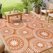 Ileading Outdoor Rug Waterproof Reversible Mats Carpet RV Camping Rugs Plastic Straw Rug Outside Area Rug for Patios,Camper,Tent,Porch,RV,Balcony,Deck