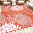 thumbnail image 1 of Ileading Outdoor Rugs for Patios 6'x9' Waterproof Patio Mat Plastic Straw Rug Reversible RV Camping Tent Rug Outside Area Rug for RV, Patios,Deck, Beach,Balcony, Camping, 1 of 12