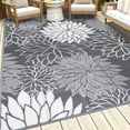 thumbnail image 1 of Ileading Outdoor Rugs for Patios Clearance 6'x9' Waterproof Patio Mat Plastic Straw Rug Reversible RV Camping Tent Rug Outside Area Rug for RV, Patios,Deck, Beach,Balcony, Camping, 1 of 12