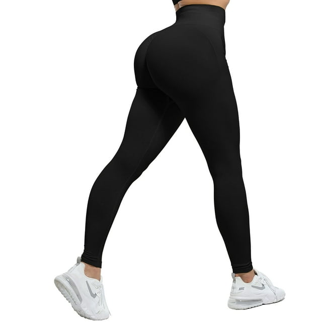 Ilfioreemio Butt Lifting Workout Leggings for Women, Scrunch Butt Gym ...