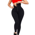 thumbnail image 1 of Ilfioreemio High Waist Corset Leggings for Women Waist Trainer Tummy Control Slimming Push Up Body Shaper Workout Sport Yoga Pants, 1 of 6
