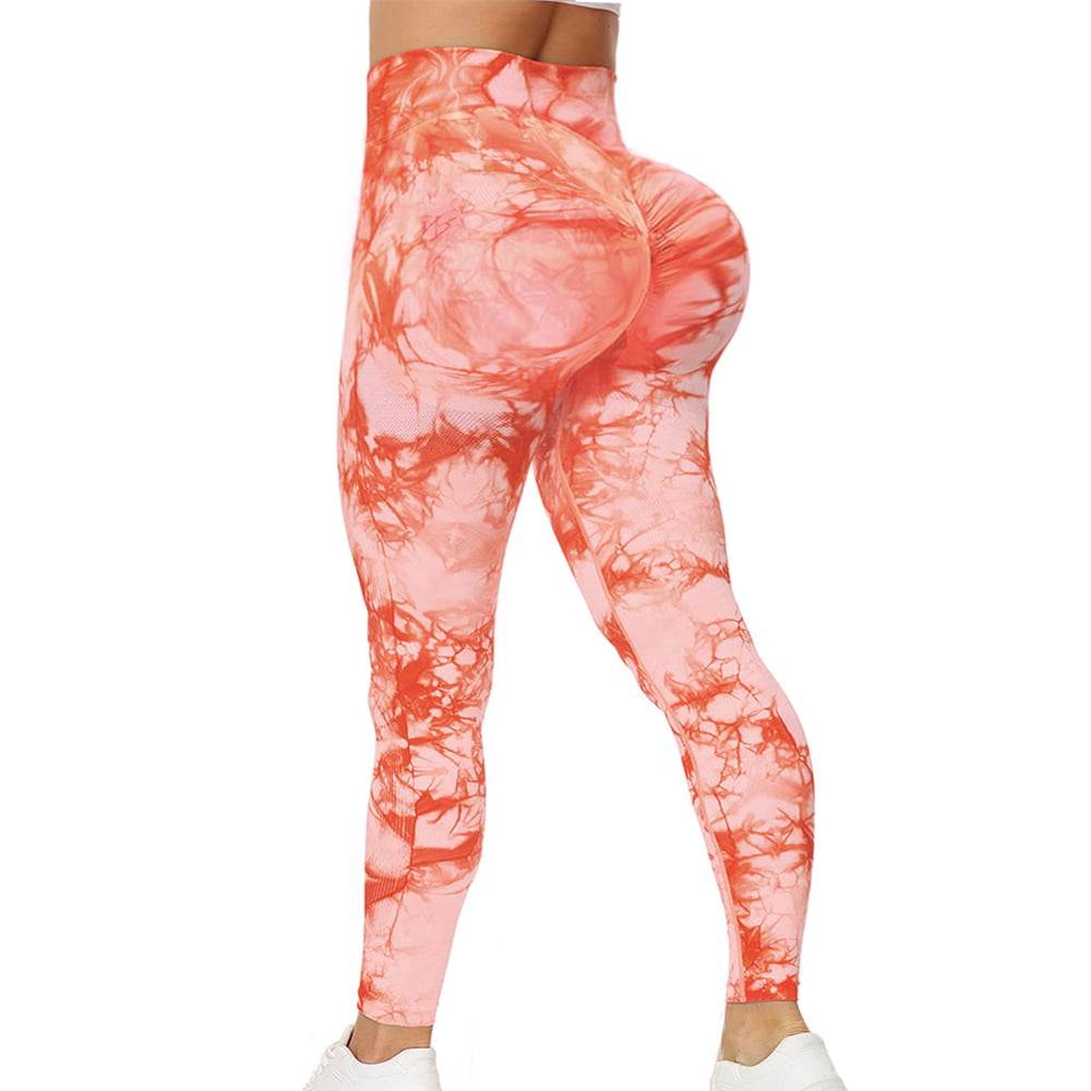 High Waisted Tie Dye Tie Dye Yoga Leggings With Scrunch Butt Lifting And  Elastic Tightening For Womens Workout And Running From Hchome, $13.35