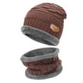 thumbnail image 1 of Ilfioreemio Unisex Warm Cable Knit Hat, Scarf & Glove Set, 2-Piece, 1 of 6