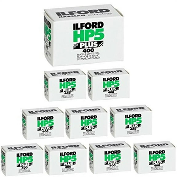 Ilford 1574577 HP5 Plus, Black and White Print Film, 35 mm, ISO 400, 36 Exposures Pack of 20
