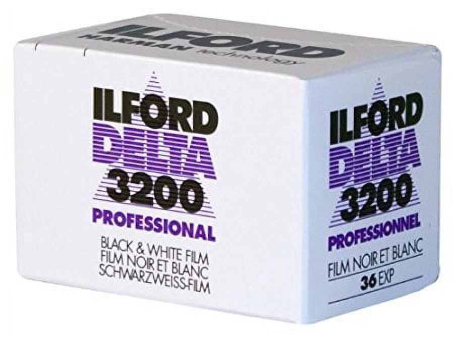 Ilford Delta 3200 Professionnel - Lot De 2 Films Noir Et Blanc 35mm ISO 3200 36 Poses