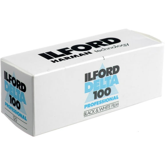 Ilford Delta Pro 100 120 Fine Grain Medium Speed, Black and White Film, ISO 100, 120 Size