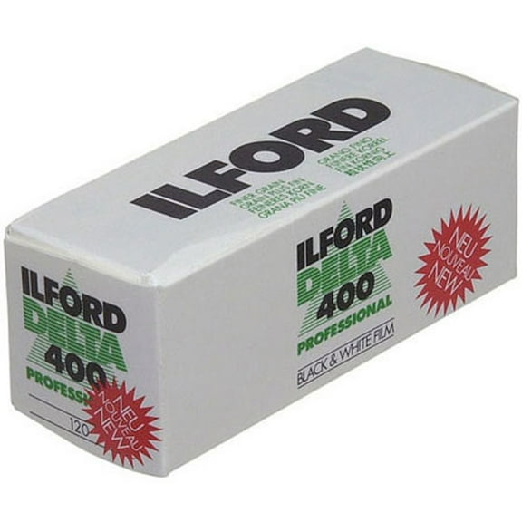 Ilford Delta Pro 400 Fast Fine Grain Black and White Film, ISO 400, 120 size