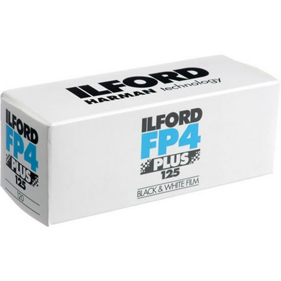 Ilford FP4 Plus Black and White Film, ISO 125, 120 Size