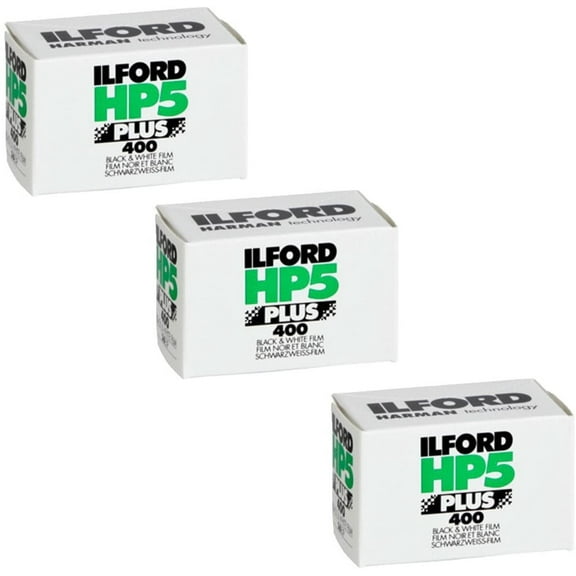 Ilford HP-5 Plus 400 Fast Black and White Professional Film, ISO 400, 35mm, 36 Exposures - 6 Pack