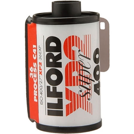 Ilford XP-2 Super Sharp, Fine Grain, Black and White Professional Film ISO 400, 35mm, 36 Exposures