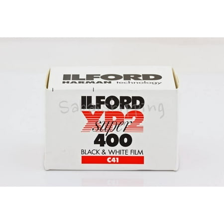 Ilford XP2 Super ISO 400 Black and White 35mm Roll Film (36 Exposures) (Pack of 10) (10 Items)