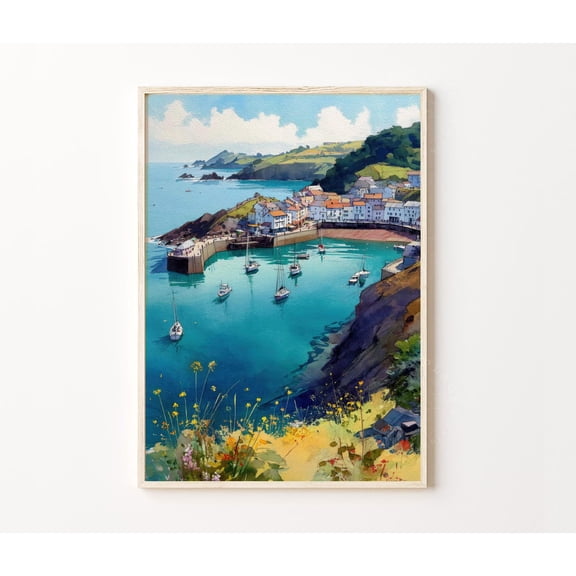 Ilfracombe Devon England Coastal Harbour Home Decor