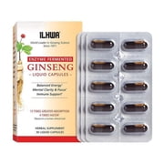 Ilhwa Enzyme Fermented Ginseng Liquid Capsules, 30 Ea