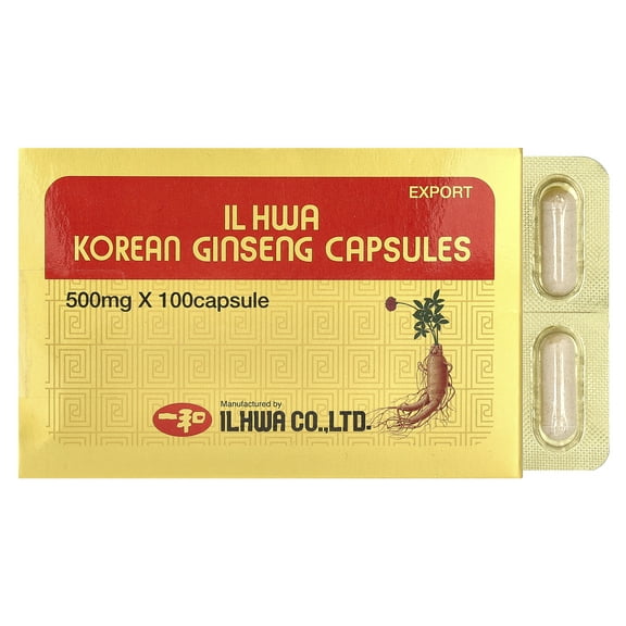 Ilhwa Korean Ginseng, 500 mg, 100 Capsules