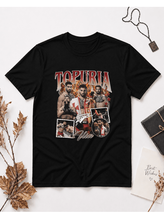 Ilia Topuria El Matador MMA Fighter Signature Homage Unisex T-Shirt V25119, S-5XL