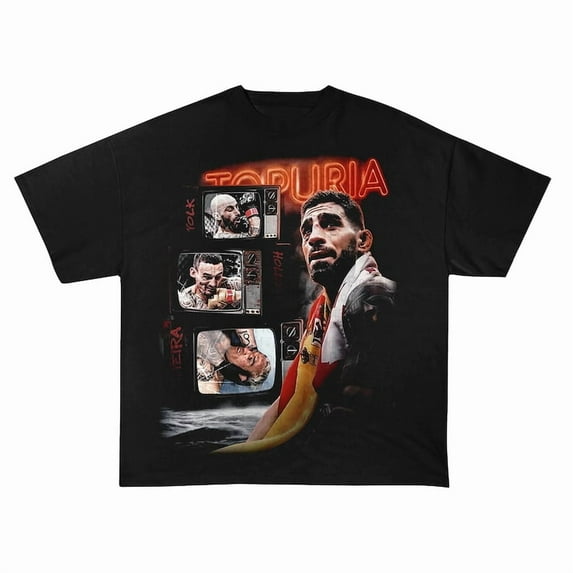 Ilia topuria shirt, professional fighter spanish ,georgia el matador ,retro vintage shirt design
