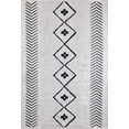 thumbnail image 1 of Ilimsk Grey Modern Polyester Area Rugs for Living Room Washable Rugs Boho Moroccan Area Rug Soft Geometric Bohemian Distressed Indoor Rug for Bedroom Dining Room Office Foldable Nonslip Rug, 1 of 9