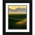 thumbnail image 1 of Ilkovic, David 12x14 Black Ornate Wood Framed with Double Matting Museum Art Print Titled - Spring sunset, 1 of 4