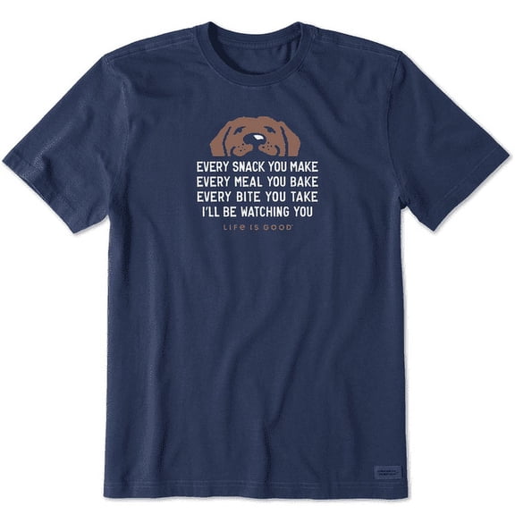 Ill Be Watching You Chocolate Lab Tee