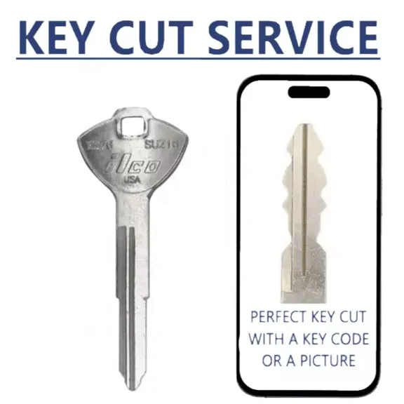 Illco X276 Suz16 Suz18 Key Blank for Suzuki Various Models Motorcycle Usa Made