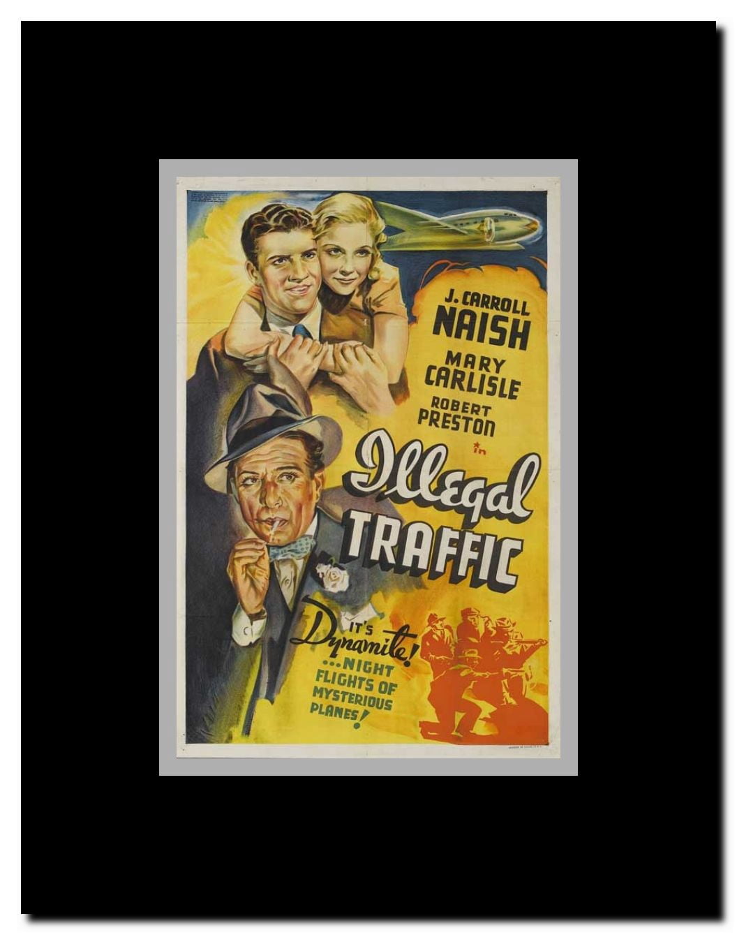 Illegal Traffic Framed Movie Poster