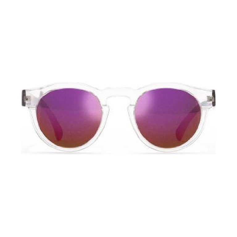 Illesteva Unisex Leonard Clear Havana/pink Frame Pink Mirror  display picture 1