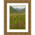 thumbnail image 1 of Illg, Cathy and Gordon 11x14 Gold Ornate Wood Framed with Double Matting Museum Art Print Titled - Colorado, San Juan Mts flowers in Maggies Gulch, 1 of 4