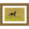 thumbnail image 1 of Illg, Cathy and Gordon 14x11 Gold Ornate Wood Framed with Double Matting Museum Art Print Titled - South Dakota, Wild Horse Sanctuary Wild horse, 1 of 4