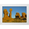 thumbnail image 1 of Illg, Cathy and Gordon 14x11 White Modern Wood Framed Museum Art Print Titled - UT, Arches NP Moonrise over Garden of Eden, 1 of 4