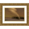 thumbnail image 1 of Illg, Cathy and Gordon 18x13 Gold Ornate Wood Framed with Double Matting Museum Art Print Titled - Wyoming, Yellowstone Old Faithful Geyser, night, 1 of 4