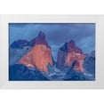 thumbnail image 1 of Illg, Cathy and Gordon 18x13 White Modern Wood Framed Museum Art Print Titled - Chile, Torres del Paine NP The Horns mountains, 1 of 4