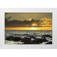 thumbnail image 1 of Illg, Cathy and Gordon 18x13 White Modern Wood Framed Museum Art Print Titled - USA, Hawaii, Maui, Kihei Scenic of ocean sunset, 1 of 4