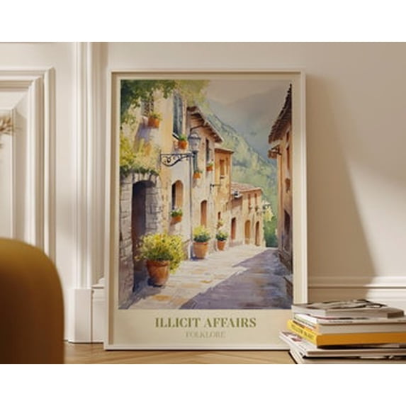 Illicit Affairs Music Wall Art Print, Folklore Aesthetic Bedroom Decor ...